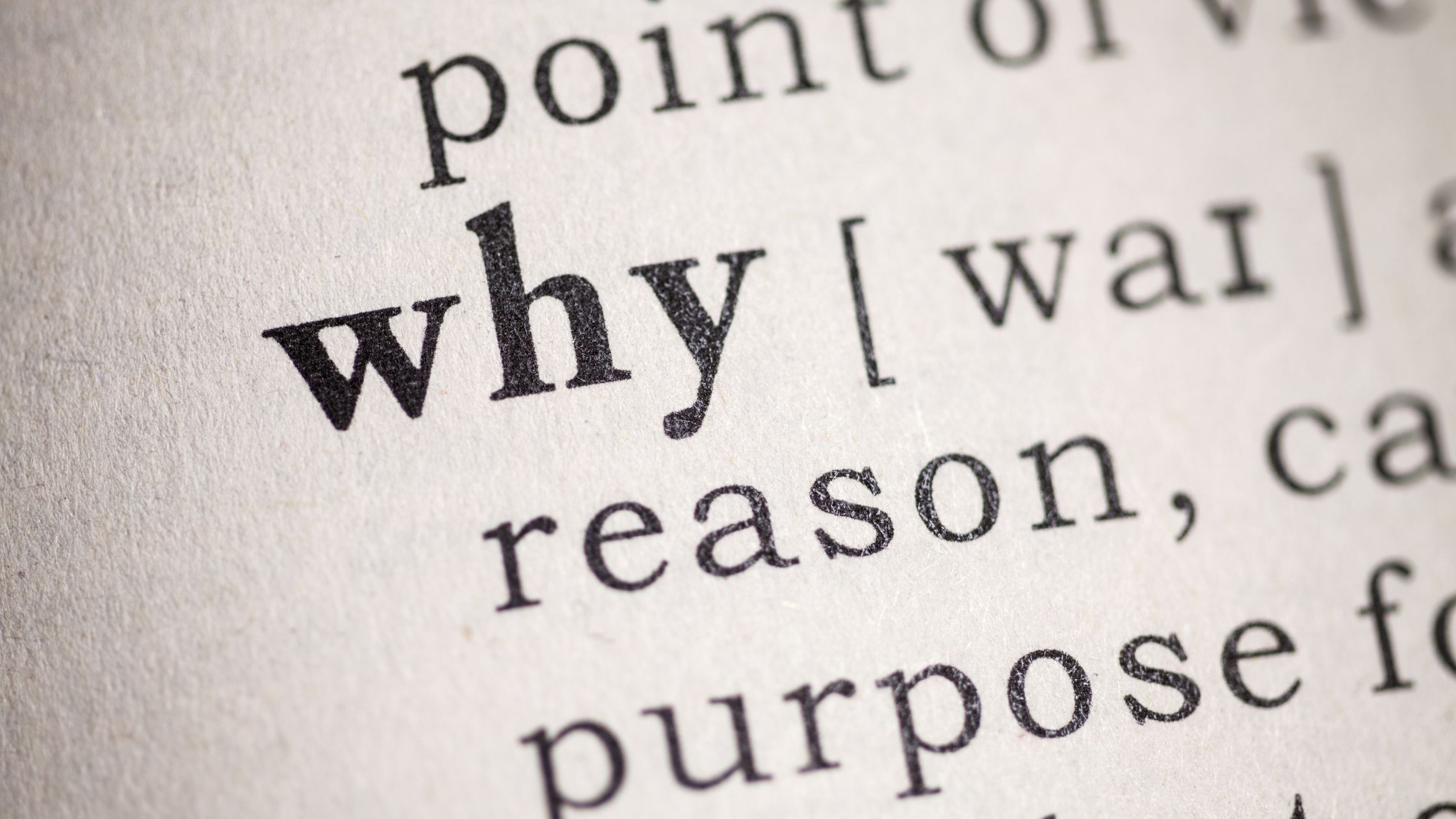 Qual é o seu “porquê”​?